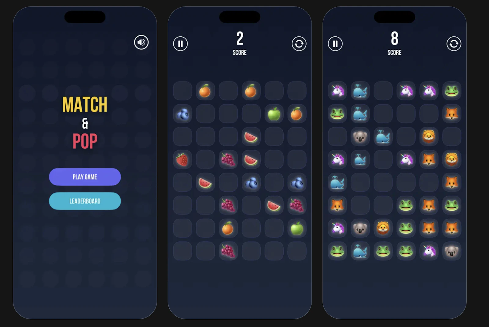 Match & Pop: Emoji Match screenshot 1