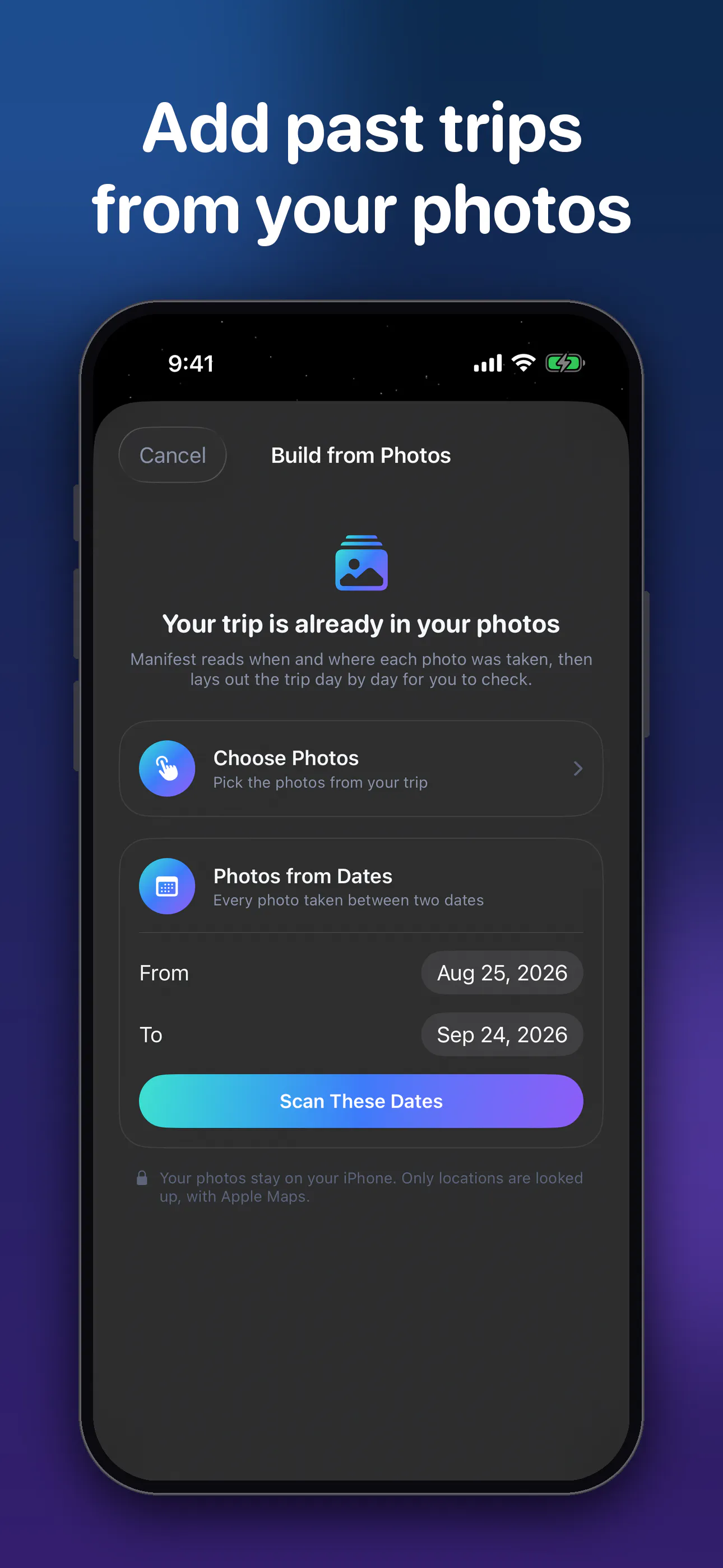 Manifest - Travel Planner gallery image