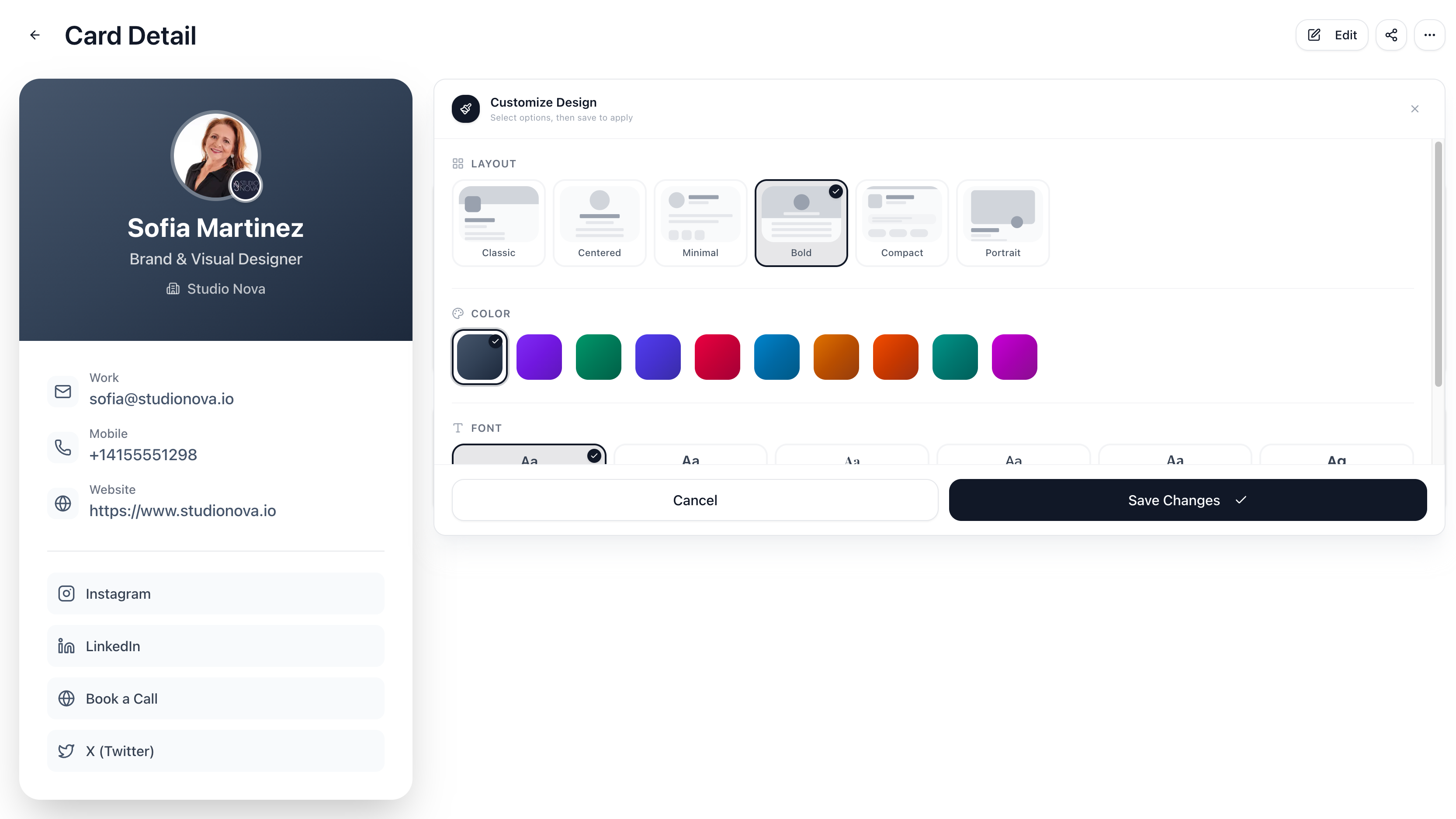 Business-card.ai – Digital Business Card gallery image