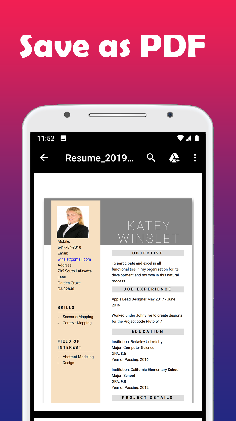 Resume Builder gallery image