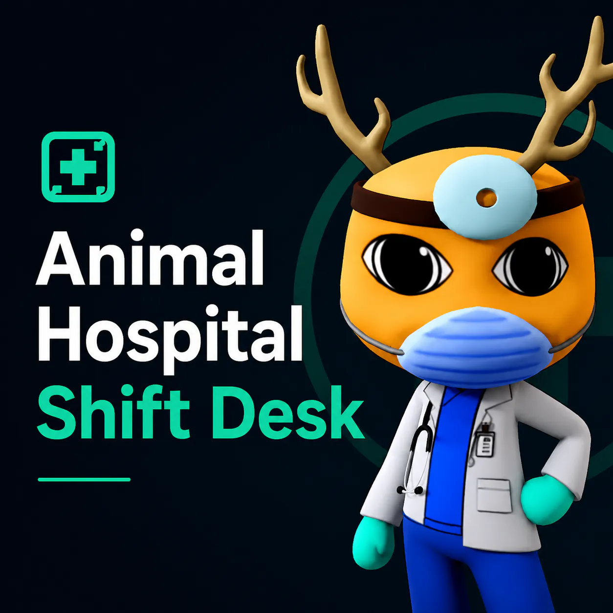 Animal Hospital Shift Desk