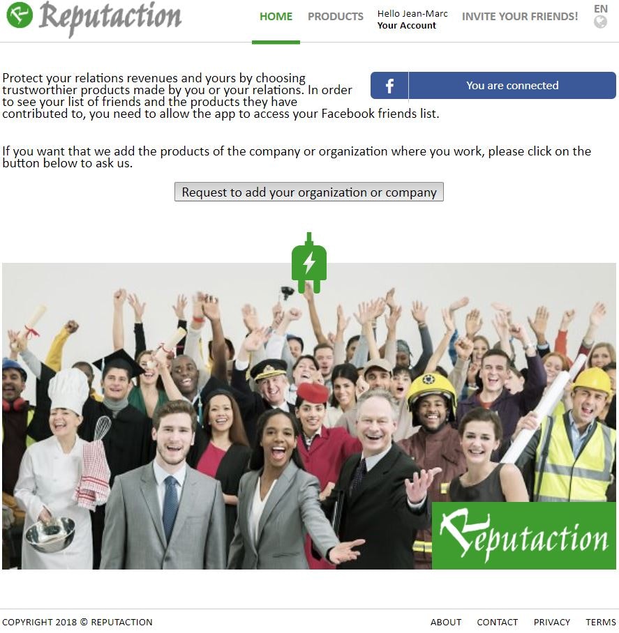 Reputaction Relational Value Marketplace gallery image