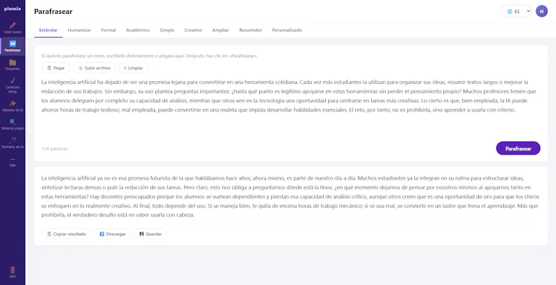 Plumia screenshot 1