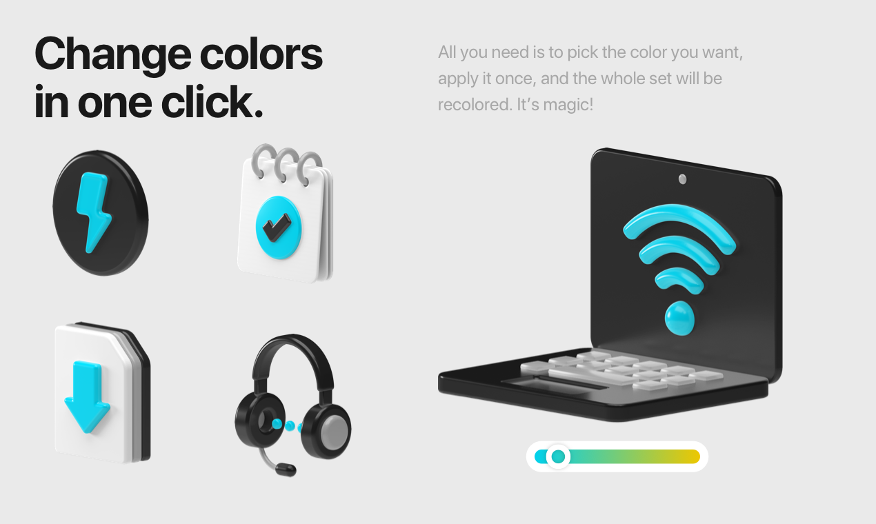 Studyum 3D icons gallery image