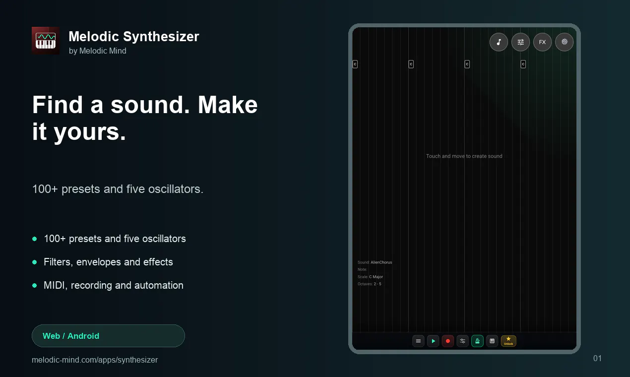 Melodic Synthesizer gallery image