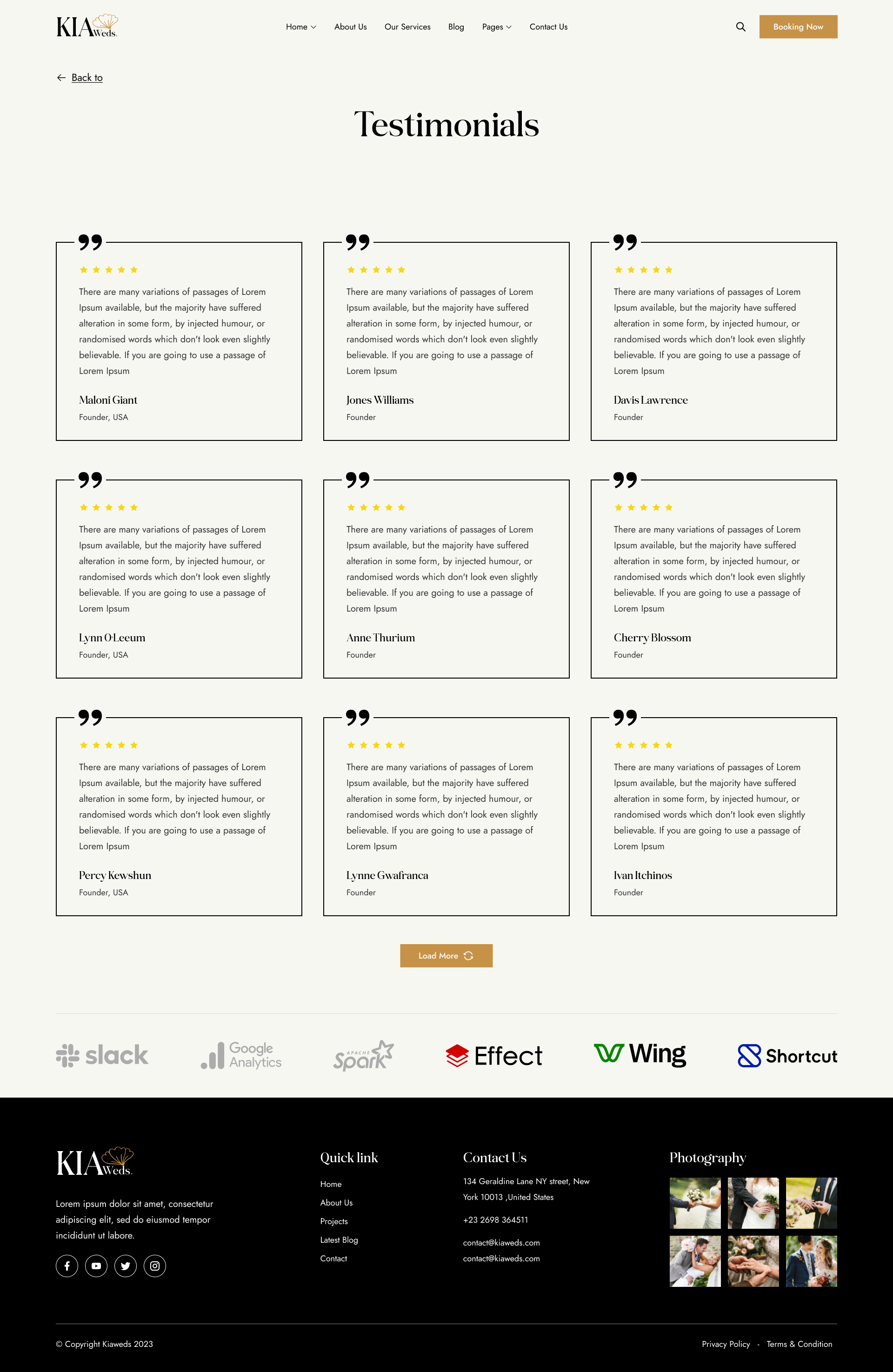 वेडिंग प्लानर वेबसाइट HTML टेम्प्लेट - Webbytemplate पर वेडिंग प्लानर वेबसाइट HTML टेम्प्लेट खरीदें मीडिया 8