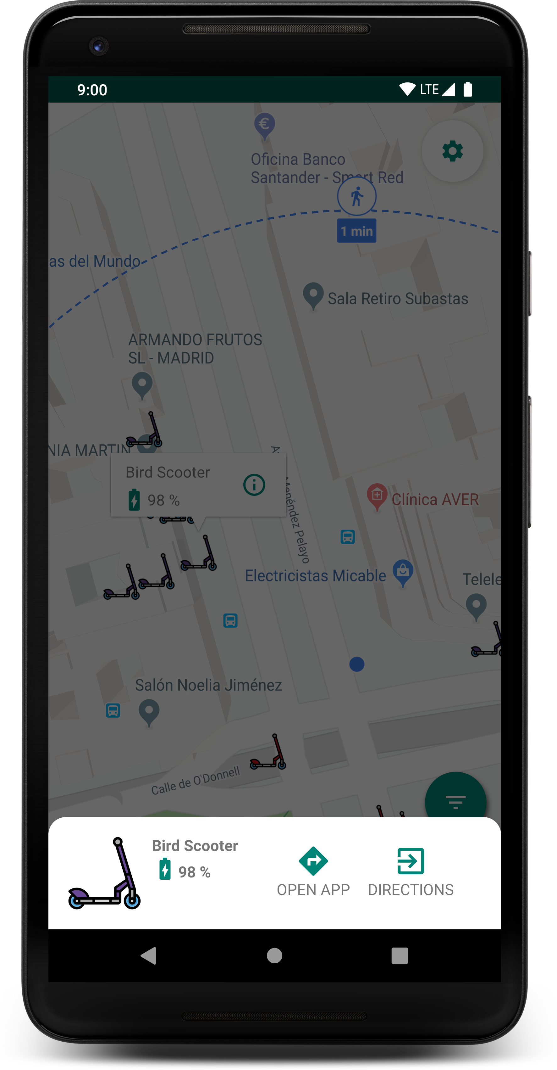 eTrik: electric scooters & bikes map gallery image