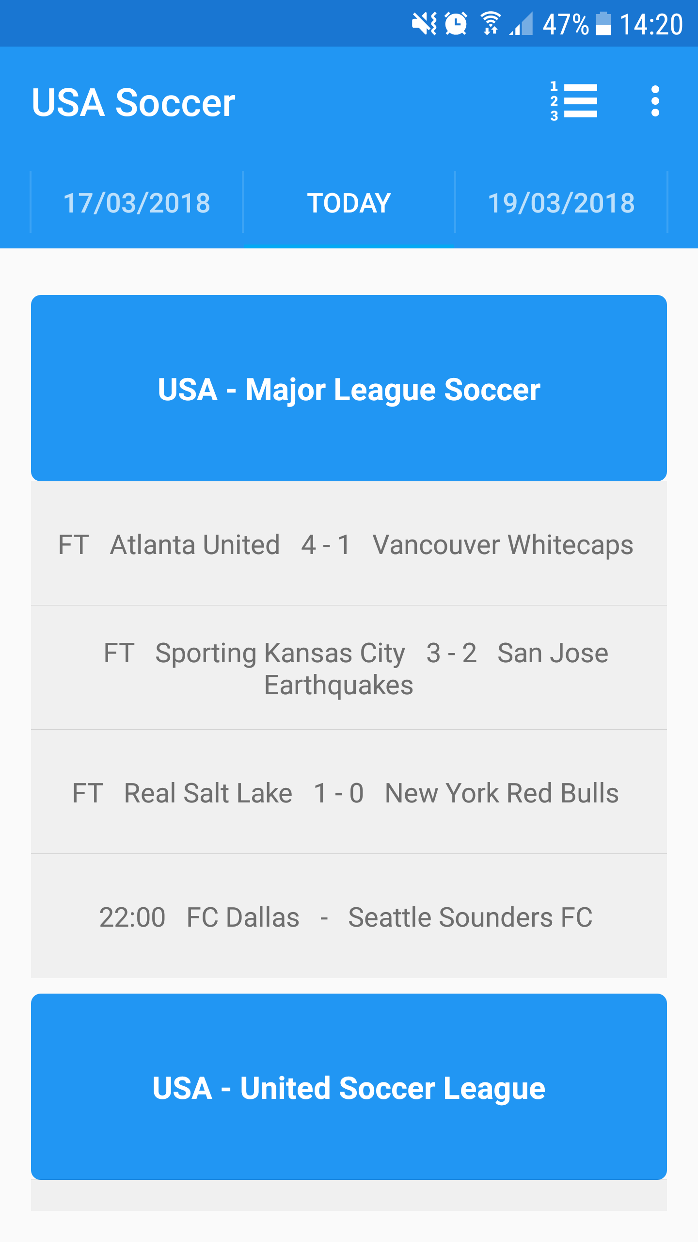MLS Scores & Results gallery image