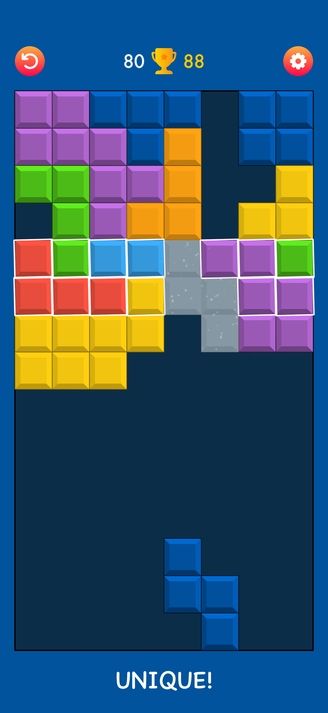 وسائط البلاط - تحطيم البلاط - لعبة Tetris فريدة من نوعها مع اللعب المضاد للجاذبية 2