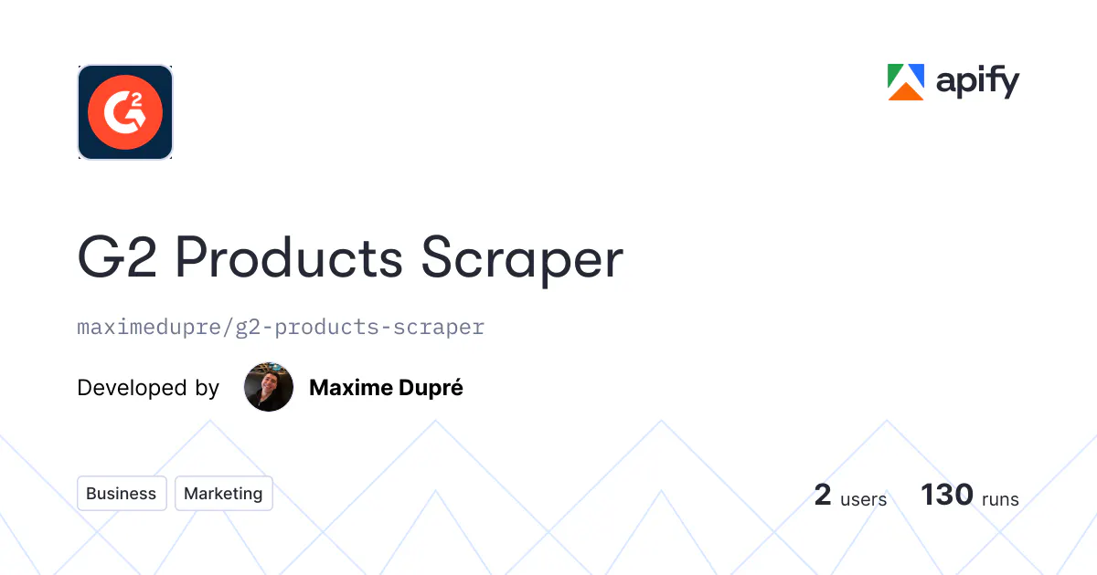 G2 Products Scraper gallery image