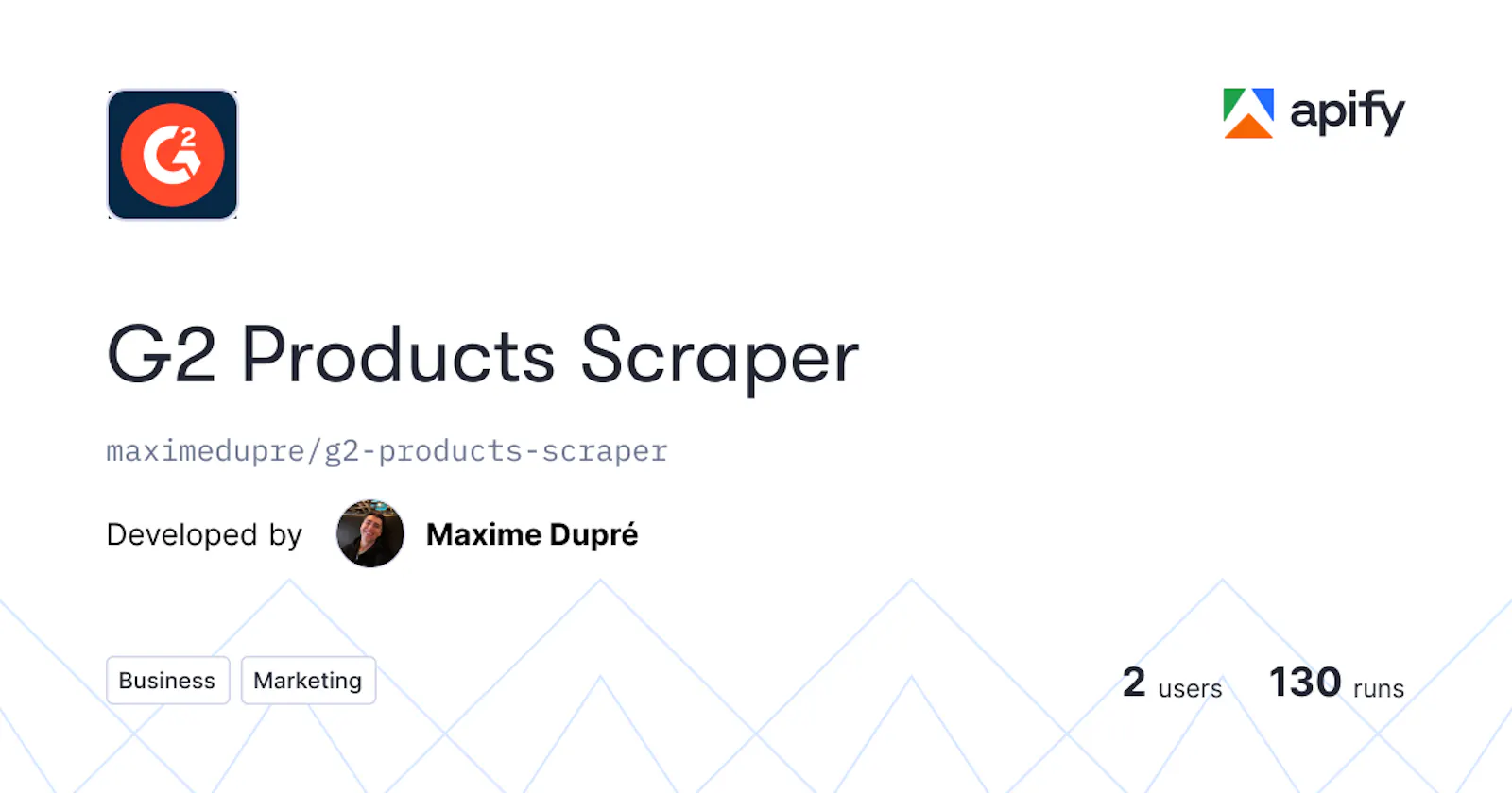 G2 Products Scraper screenshot 1