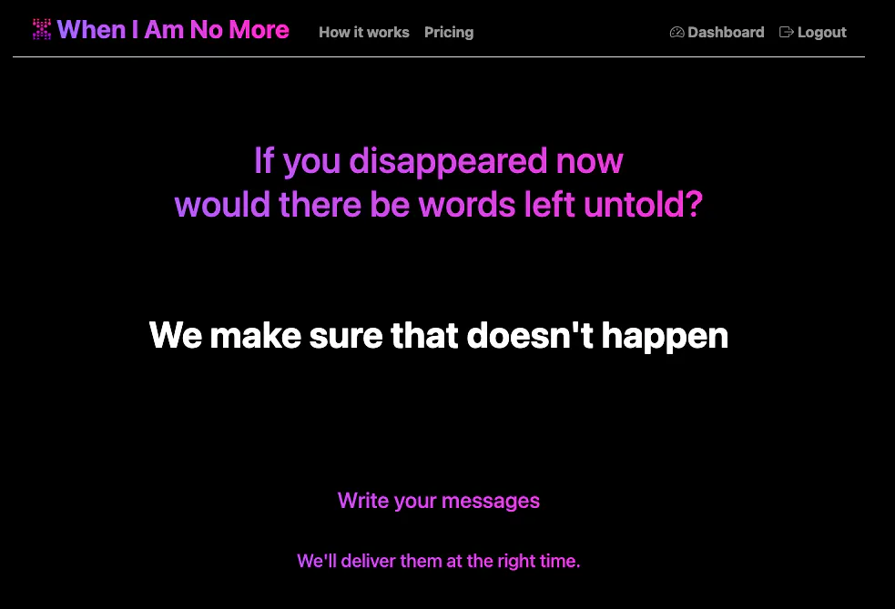 When I Am No More gallery image