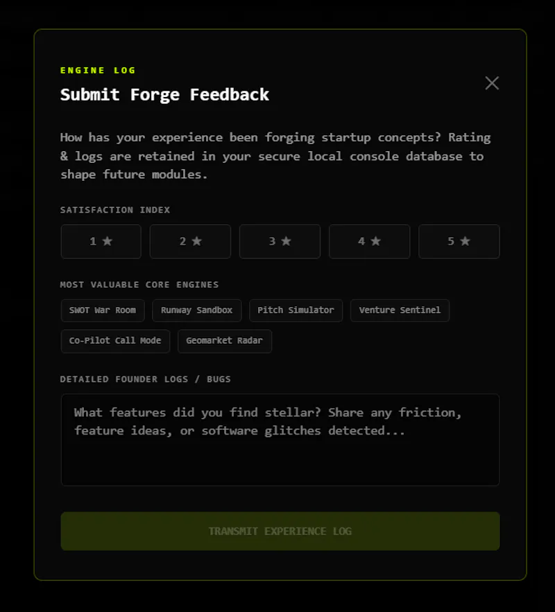 FORGE — Royal Idea Engine for Founders screenshot 6