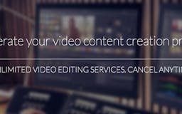 Content Creators Lounge- Unlimited Monthly Video Editing Services media 3