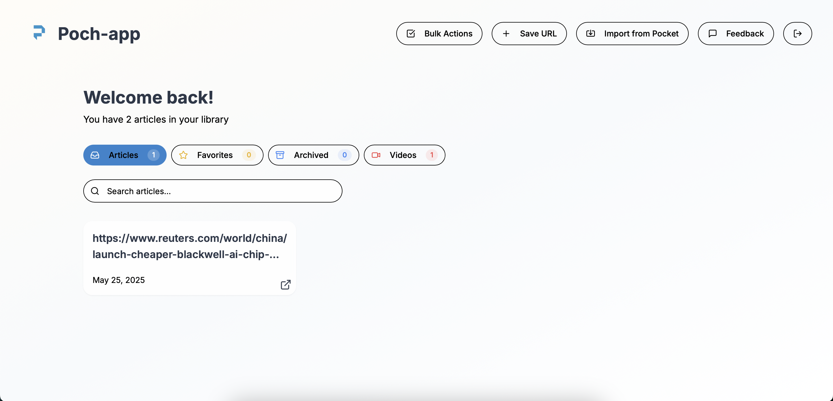 pra-app - 口袋的替代品。保存文章和视频。媒体2