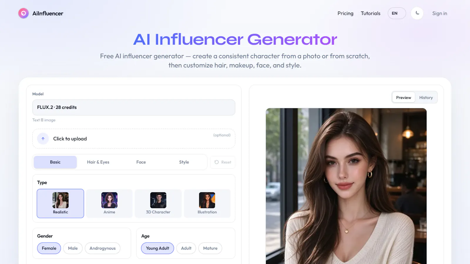  AI Influencer  screenshot 1