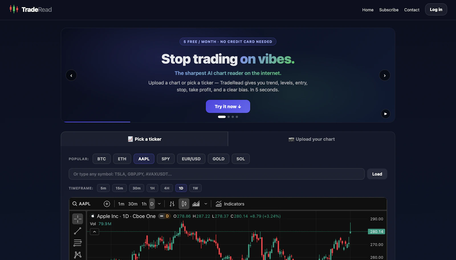 TradeRead screenshot 2