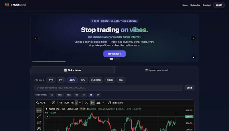 TradeRead screenshot 2