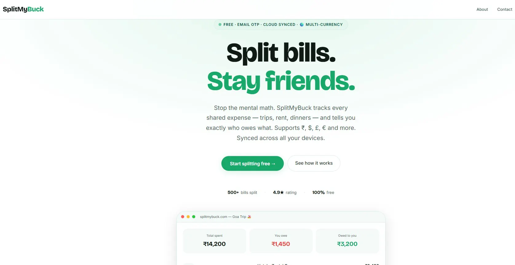 SplitMyBuck.com gallery image