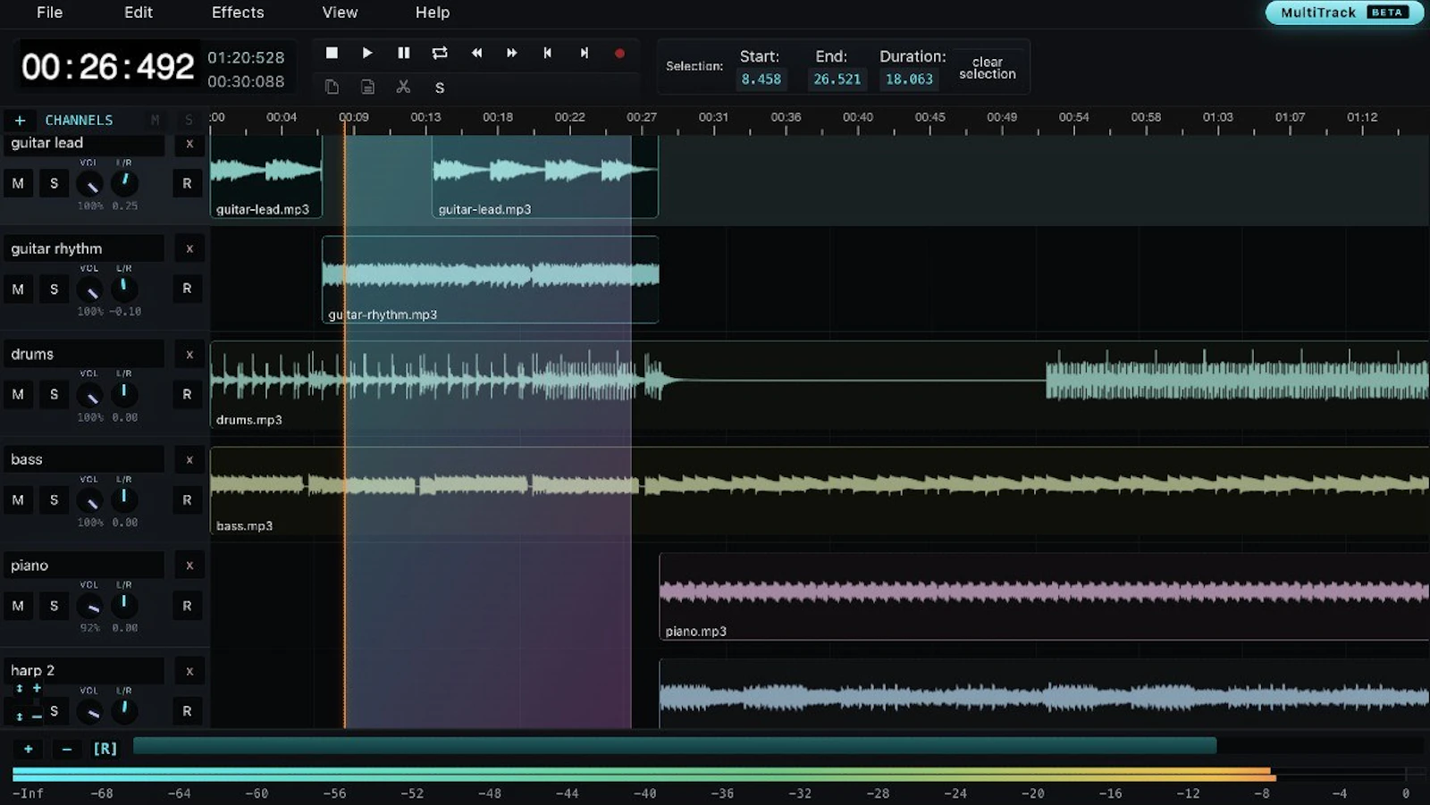 AudioMass screenshot 1