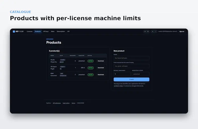 Keyflow screenshot 2