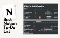 Best Notion To-Do List Template media 1