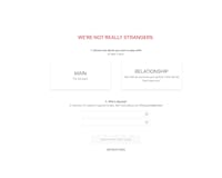 We're Not Really Strangers media 1