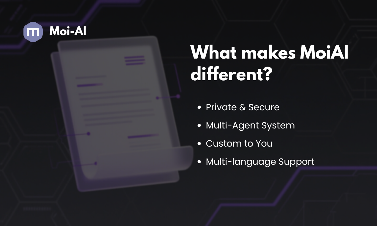 Moi AI - assistant for enterprise legal  gallery image
