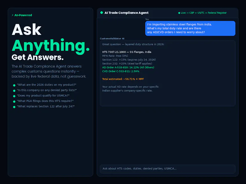 Customs Validator screenshot 3