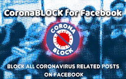 CoronaBLOCK for Facebook media 1
