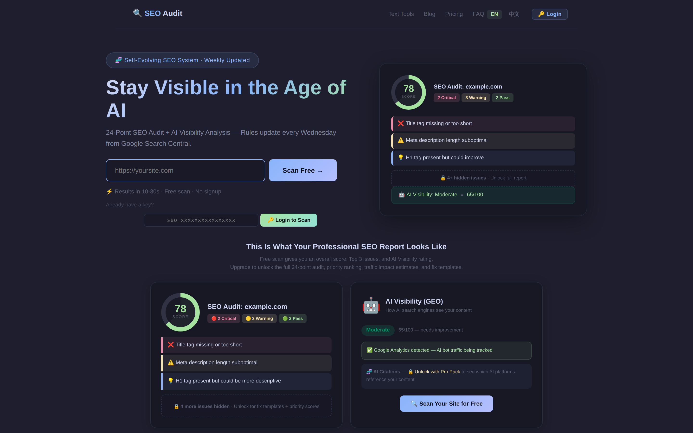  textools SEO Audit gallery image