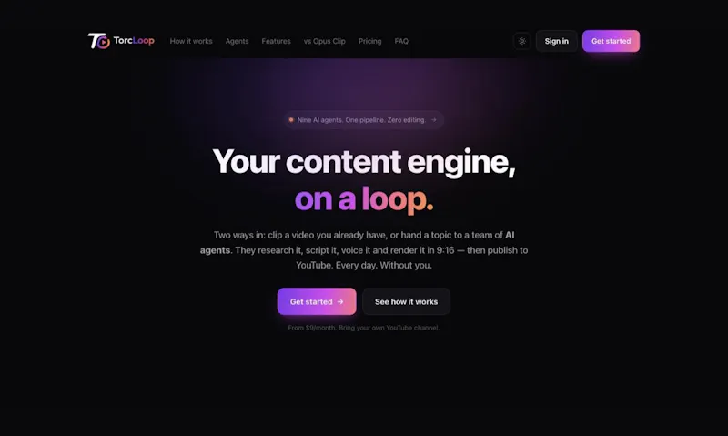 TorcLoop screenshot 2
