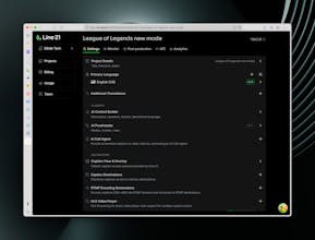 Line 21 Live Captions + Ai Proofreader gallery image