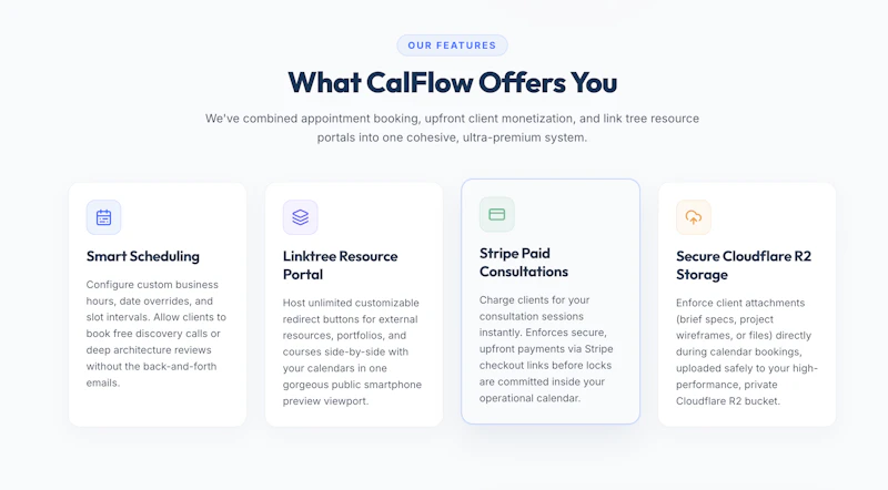 CalFlow Appointment Scheduling Link screenshot 2