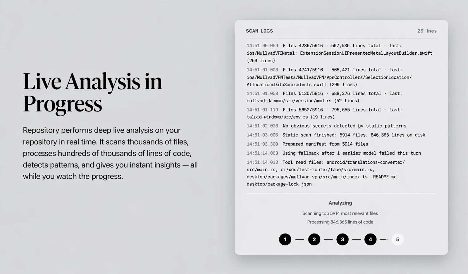Reposentry screenshot 2