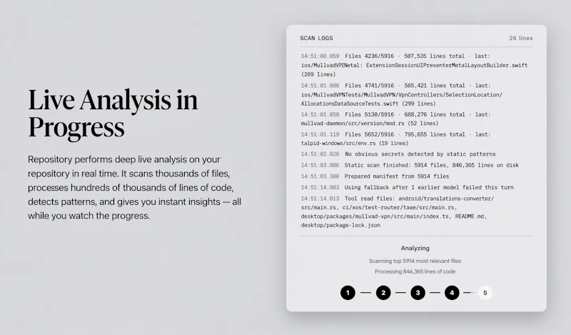 Reposentry screenshot 2