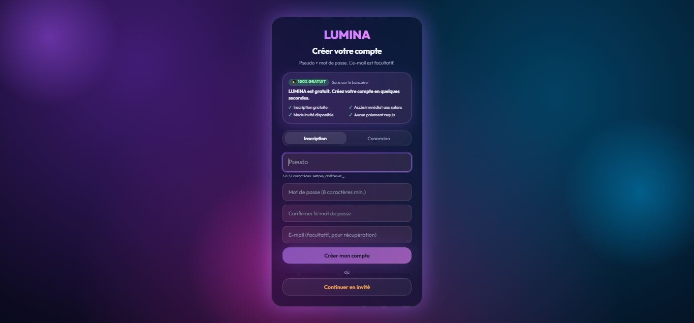 LUMINA - Online Tchat  gallery image
