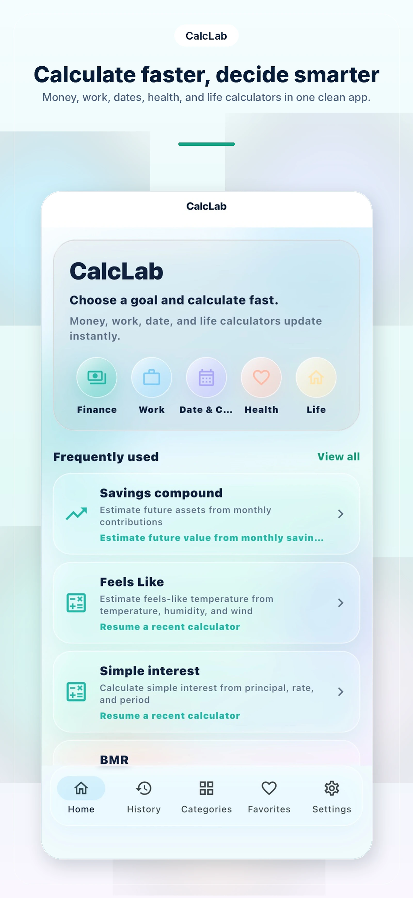 CalcLab screenshot 1