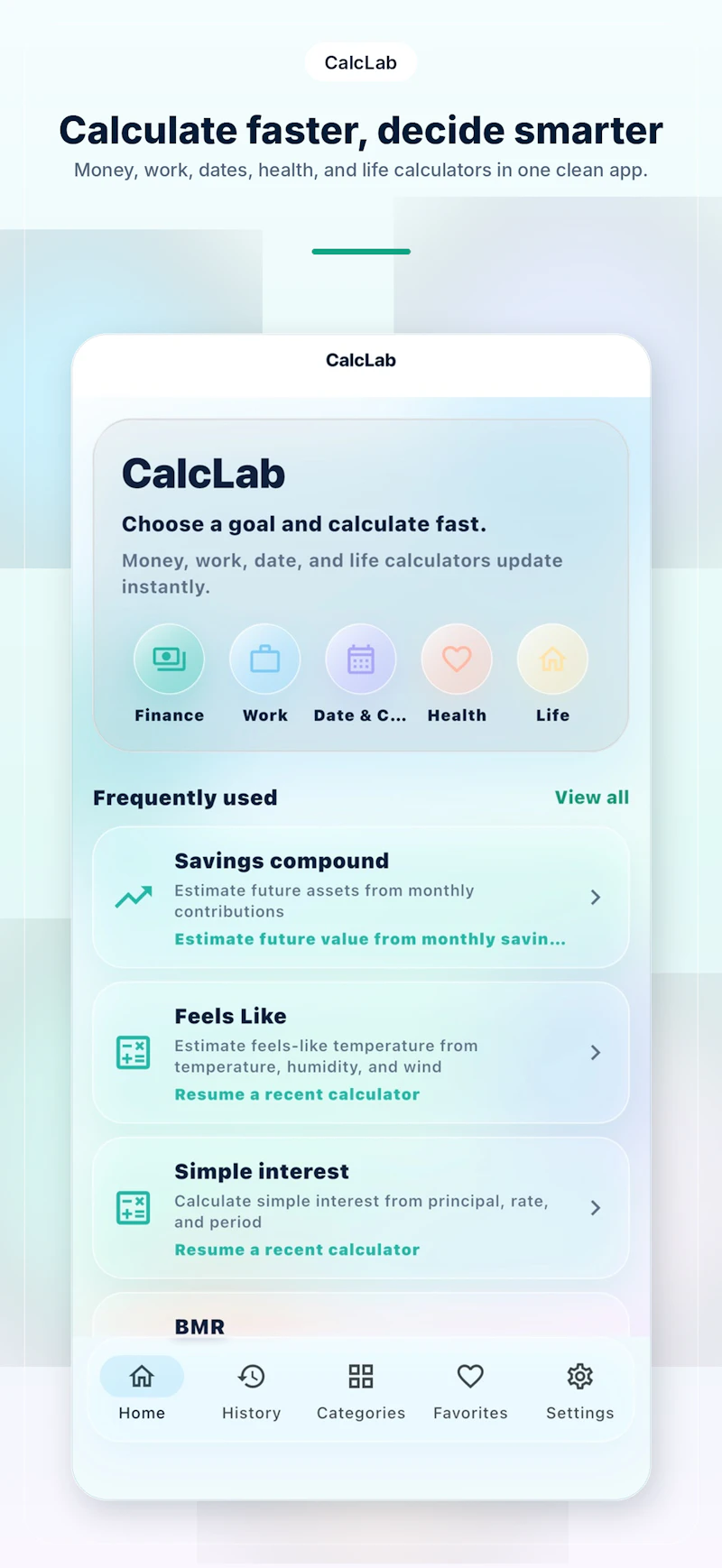 CalcLab screenshot 1