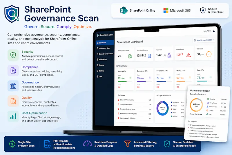 SharePoint Governance Tool screenshot 3