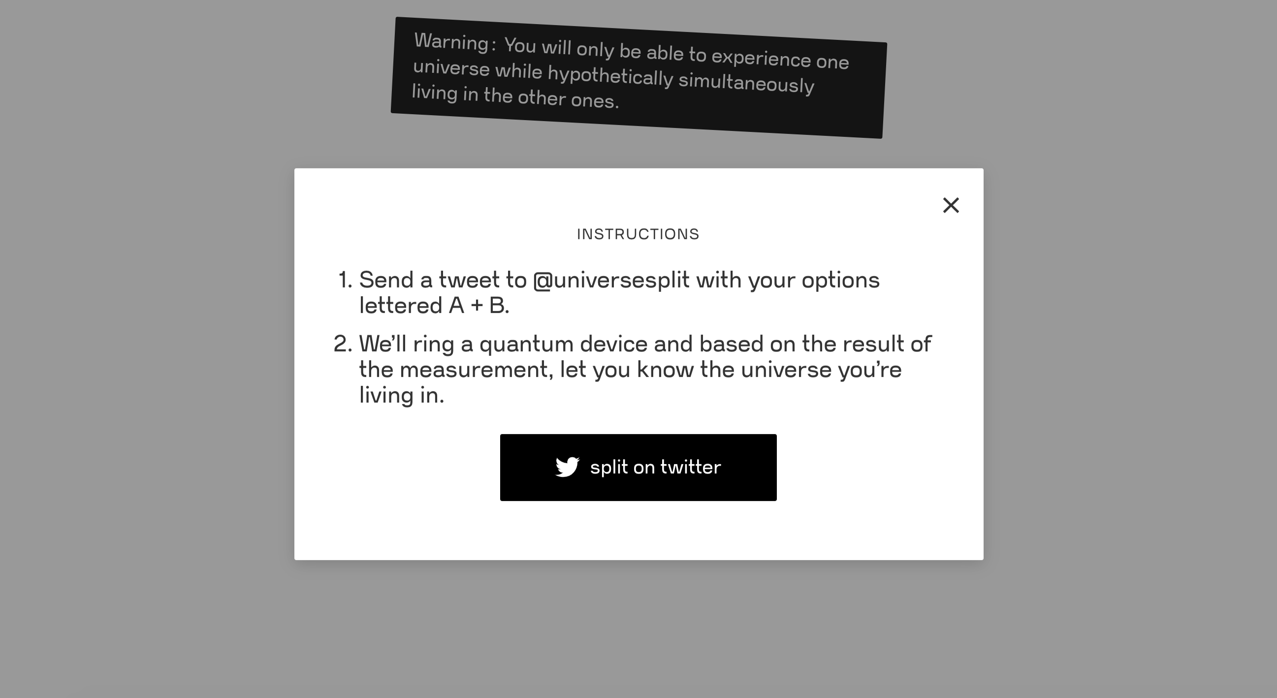 Universe Split gallery image