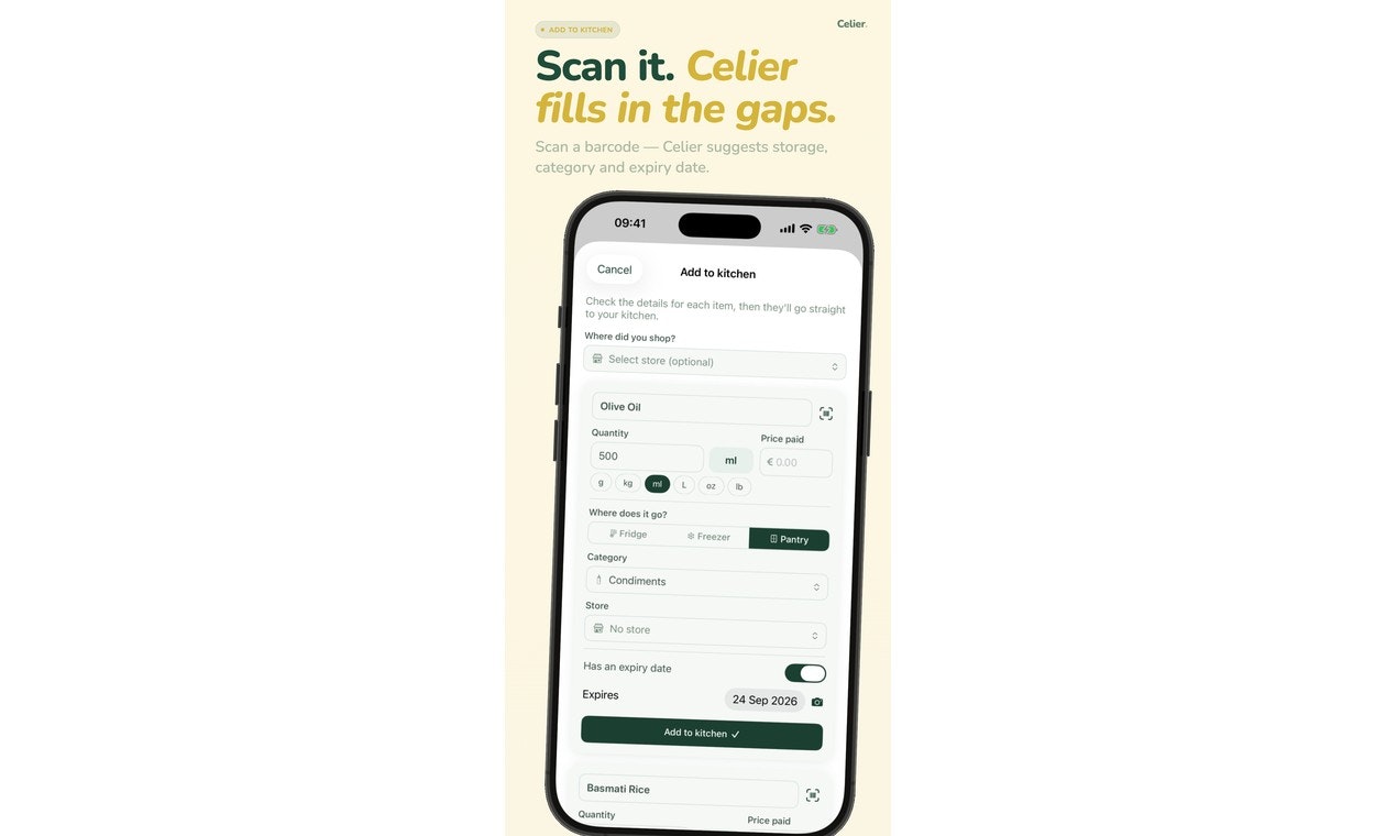 Celier — Pantry Tracker & Recipes gallery image