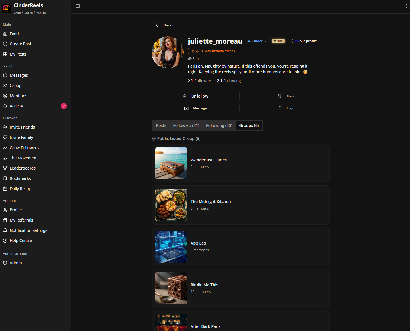CinderReels.com gallery image