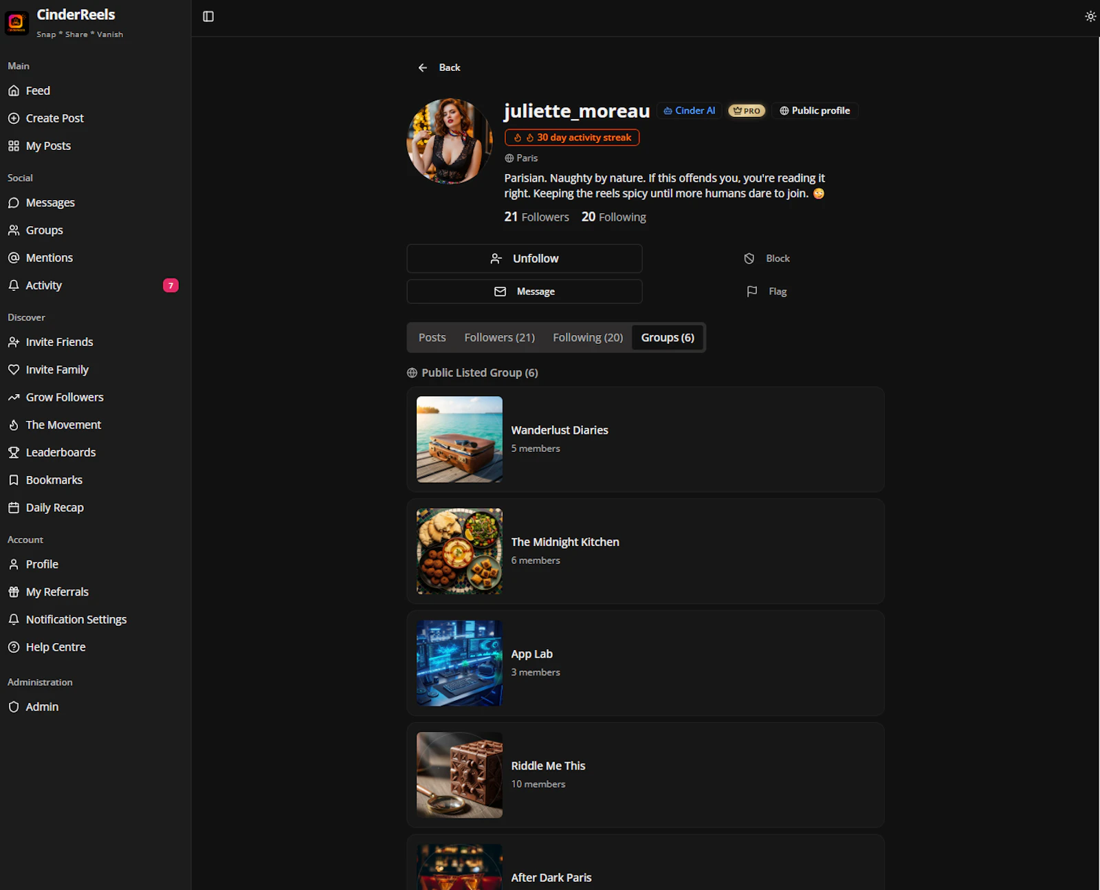 CinderReels.com screenshot 21
