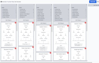 Monster Hunter Rise Set Builder gallery image