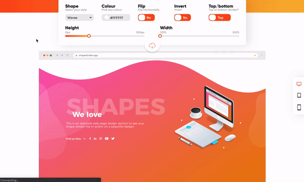 Download Shape Divider Create Fully Responsive Shape Dividers For Your Next Project Product Hunt