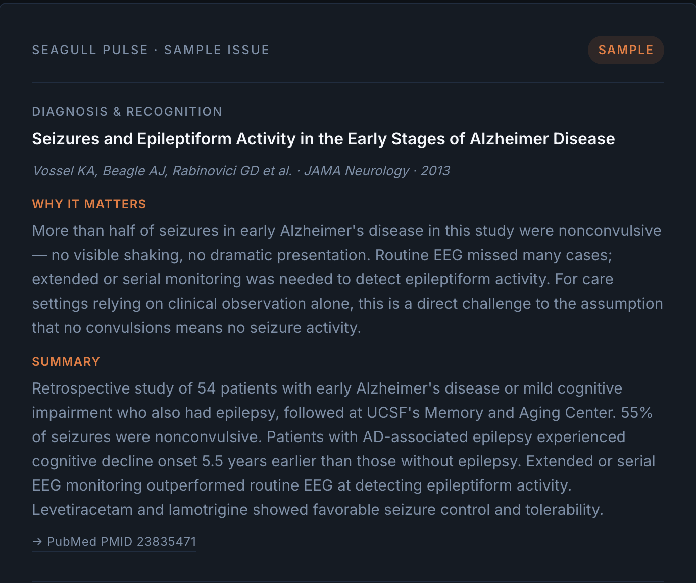Seagull Pulse — Dementia gallery image