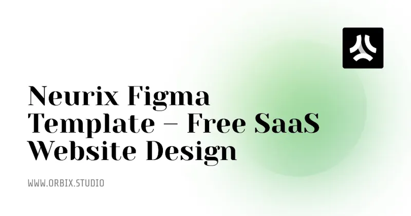 Neurix Figma Template screenshot 1