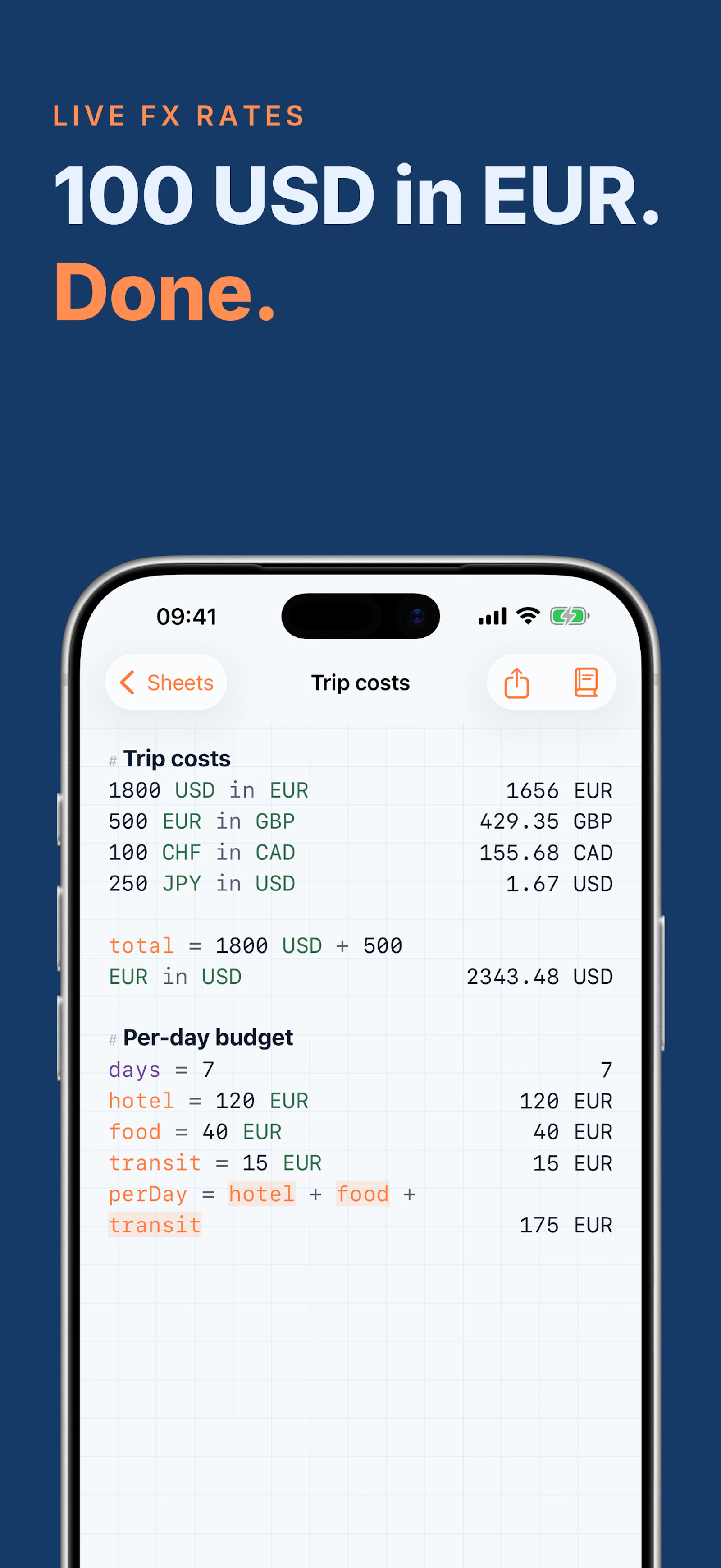 Sigma Notepad Calculator screenshot 4