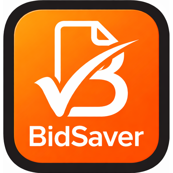 BidSaver - Product Hunt launch logo and brand identity